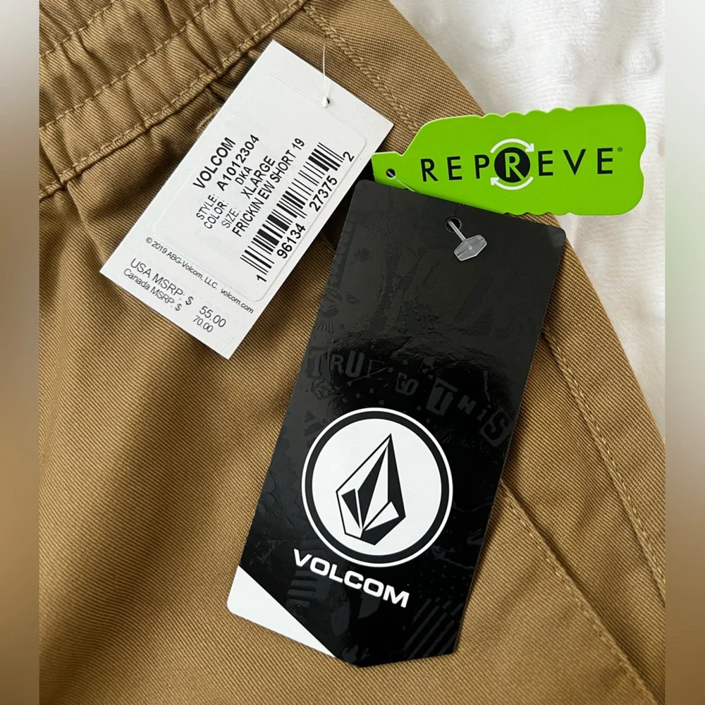 Volcom Tan Casual Shorts - Picture 4 of 4